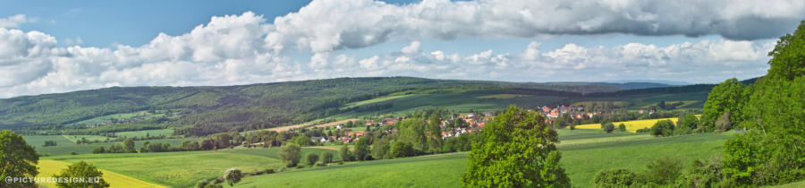 Panorama Hoher Meissner in Nordhessen  PICTUREDESIGN